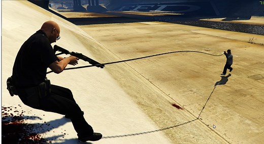 GTA 5 "Just Cause 2 Grappling hook mod [Крюк из Just Cause 2 в GTA 5]"
