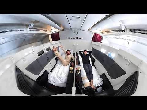 First Class on the World's Newest Airline (Global Airlines)