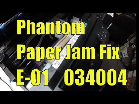Solve the Mystery of the Fake Paper Jam! Epson EcoTank Error 034004