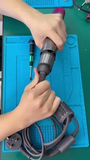 Power cord replacement tutorial for Dyson Airwrap Hair Styler HS01