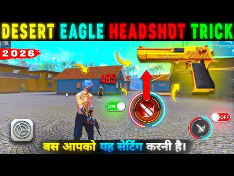 Desert Eagle One Tap Headshot Trick || Free Fire Mein Headshot Kaise Mare || Khuni Gamers