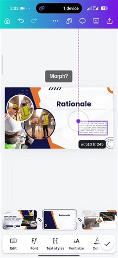 Morph Presentation #presentation #powerpoint