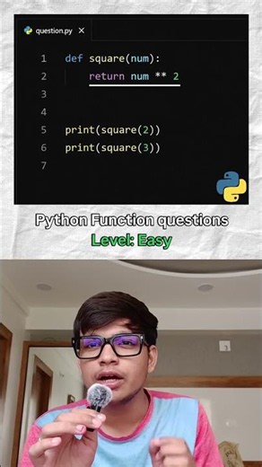 Python Functions Made Easy! 🚀 Solve This in 5 Seconds #python #programming