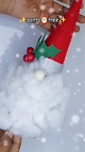 ✨DIY santa 🎅tree🎄#christmas #diy #shortsfeed
