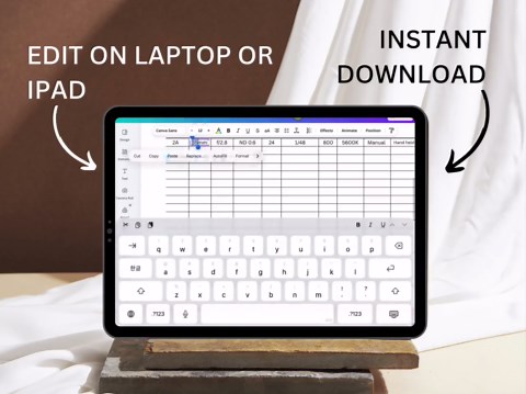 Film Production Camera Report Template | Canva Log Sheet (digital Download) - Etsy Canada