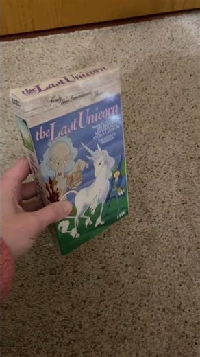 I got The Last Unicorn on VHS!