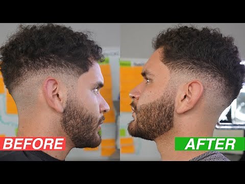 SELF CUT BARBER TUTORIAL: How to Do A MID FADE Haircut at Home Using ONLY Clippers
