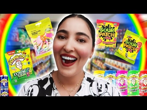 جربت أكثر الحلويات الحامضة في العالم 🍬🤢