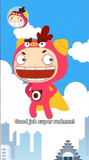 Super Redmon Hero Song 🦸‍♂️ Superhero Cartoons & Songs for Kids #shorts #kidssongs