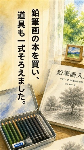 68歳。もう一度、鉛筆を持つことにしました。