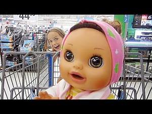 Shopping With Baby Alive Real Surprises Baby Doll at Walmart (Re-upload)