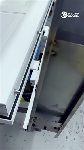 Built with a reinforced steel core and a precision-engineered multi-point locking system, this high-security door offers reliable protection for modern homes and offices. Bolts secure deep into the frame, ensuring structural resistance against forced entry — all while preserving a clean, elegant look that blends into premium interiors. | Armored Doors