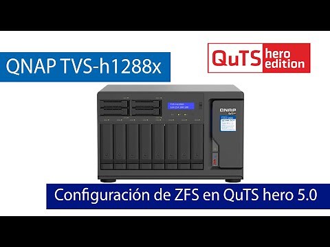 Configura el almacenamiento de un NAS QNAP con ZFS y QuTS hero