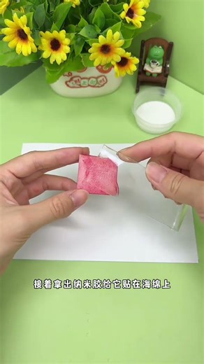 What can you make with a sponge and sugar?