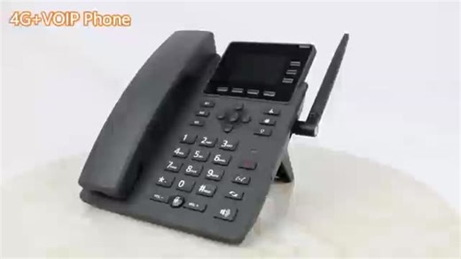 VoIP GSM 2G/3G/4G SIM Card Android IP Phone with 2 SIM Slots and SIP Support