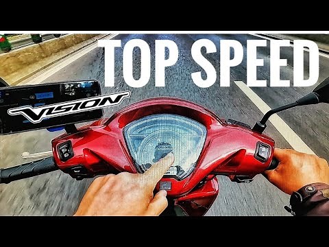 I DID NOT EXPECT THAT: 2022 HONDA VISION 110 - TOP SPEED (GPS)