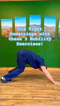 Top 3 Dynamic Hamstring Exercises to Fix Tight Hamstrings | Great Warmup #warmup #hamstrings