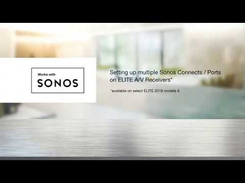 ELITE A/V Receivers | Works with Sonos | Connecting Multiple Sonos Ports/Connects to your receiver