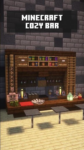 Easy Minecraft Bar Build You NEED to Try! 🍻