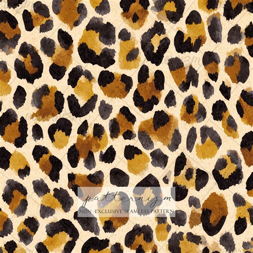 Seamless Leopard Print Pattern Digital Download – Whimsical Animal Skin Design, Trendy Cheetah Fabric for Fashion, Home Decor & Crafts - Etsy