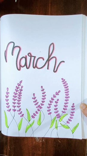 March month page design 🌸 aesthetic front page design idea ✨ #shorts #aesthetic #frontpage #design