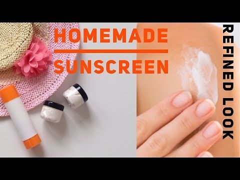 Homemade Sunscreen | Make your own sun protection at home!!!