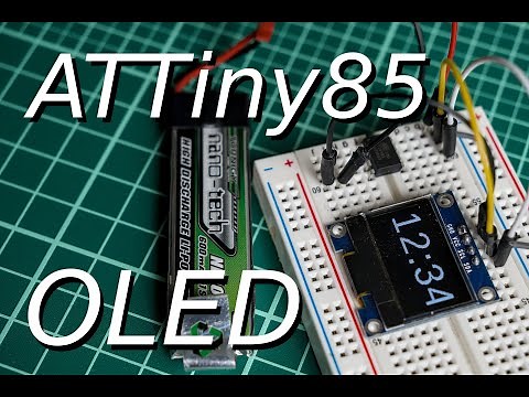 Using an ATTiny85 with an OLED Display