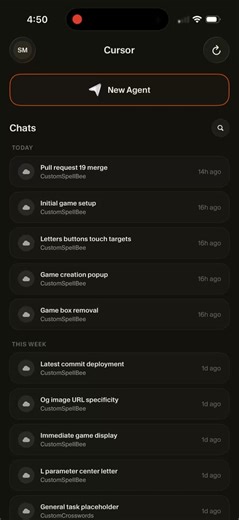 Introducing a native Cursor iOS app powered by the new Cursor Agents SDK!TestFlight in replies