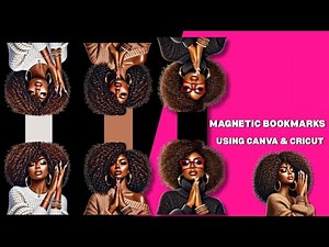 How To Magnetic Bookmarks I Tutorial | Beginner Friendly |Canva and Cricut