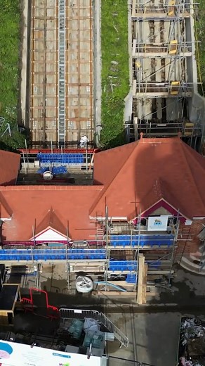 🎥 Watch our latest restoration update — October 2025 🚧 Things are really taking shape inside the Lift's ! (Don’t worry… that’s not the final colour of the woodwork, just the primer before the colour we all know and love goes on!) __ The National Lottery Heritage Fund | The Folkestone Leas Lift Company Charity