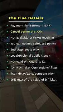 Worth it? The Deutschland German Rail Ticket (€58 Euro) - DB Train Travel in Germany