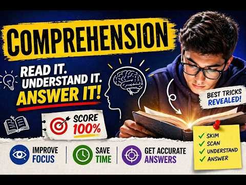 Reading Comprehension Tricks | Solve Passages Fast & Correctly | English Skills