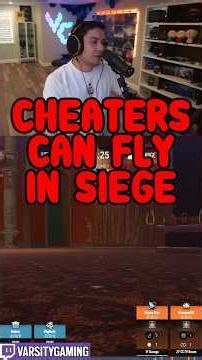 CHEATERS CAN FLY IN SIEGE NOW #shorts