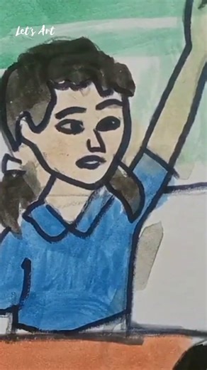 Watercolor Art #shortsart #ArtShorts #shortscraft #shortsDIY #CreateWithMe