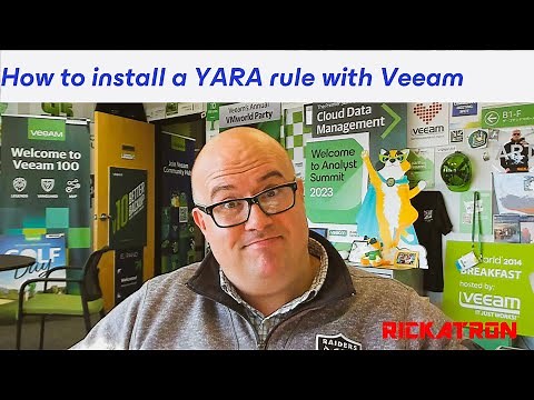 How to install a YARA rule with Veeam