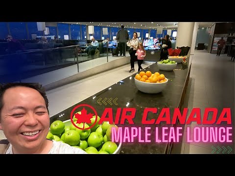 TORONTO PEARSON INTERNATIONAL AIRPORT (YYZ) - AIR CANADA MAPLE LEAF DOMESTIC LOUNGE REVIEW