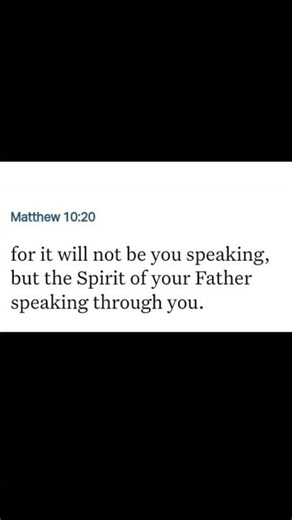 Let the Holy Spirit Speak Through You