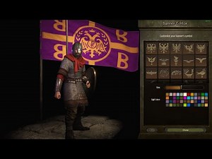 Mount and Blade Bannerlord- How To Create Your Own Custom Banner!