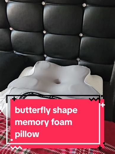 butterfly shape memory foam pillow#cafforeviews #tiktokmademebuyit #newyeardeals #butterflyshapememoryfoampillow #spotlight