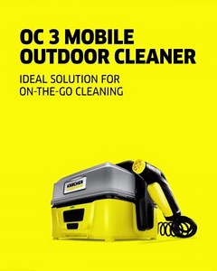 The ideal solution for on-the-go cleaning of bikes, boots, muddy paws and outdoor equipments. Shop now: https://bit.ly/MobileOutdoorCleaner | Kärcher | Facebook
