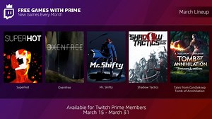 Latest Amazon Prime Perk: Free Games via Twitch