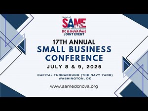 2025 SAME DC & NoVA Posts Small Business Conference - Video Recap
