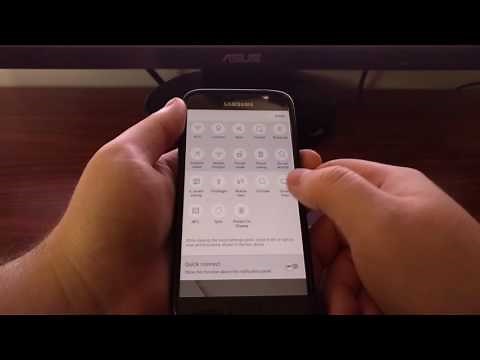 Galaxy S7 Quick Settings Panel
