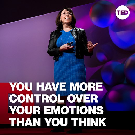 Turns out, you *can* control your emotions — you just need a little practice. Psychologist Lisa Feldman Barrett shares what she's learned about human emotions from studying hundreds of brains and facial expressions: http://t.ted.com/q0btTla | TED