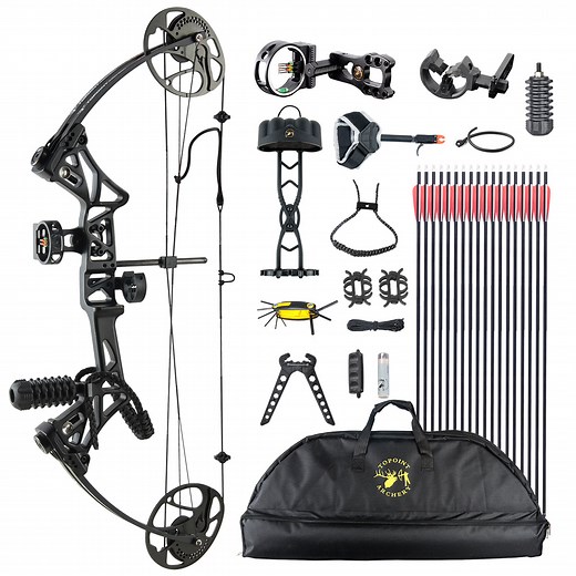 TOPOINT M1 15-70LB COMPOUND BOW Package with Soft Bag - topointarchery