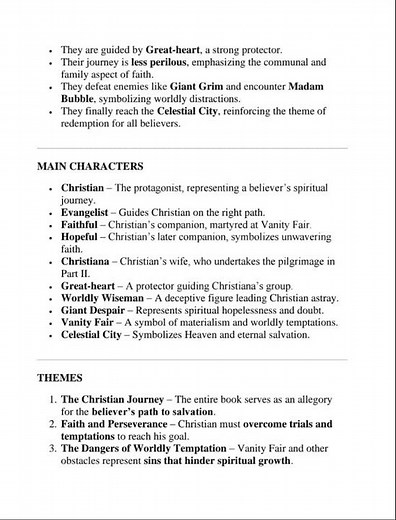 The Pilgrim's Progress Summary- John Bunyan #englishliteraturenotes #englishwithsimar #ugcnet