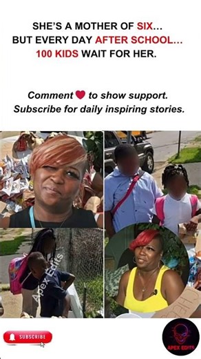 She Has 6 Kids… But Feeds 100 More Every Day 💛#shorts #hearttouching