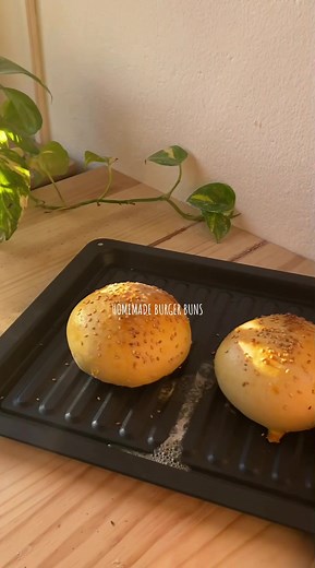 Homemade burger buns