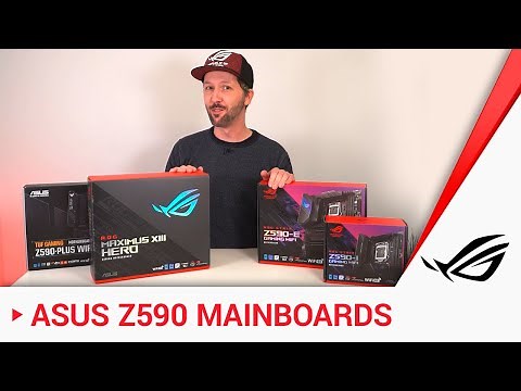 Die neuen Z590-Mainboards von ASUS für Intel 11. Generation