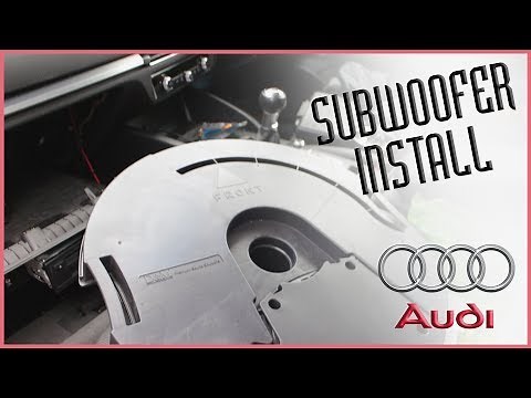 AUDI A3 8V 2013 - Install Subwoofer